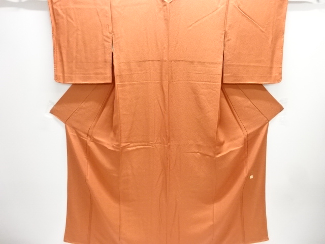 未使用品　草木染　鮫小紋着物